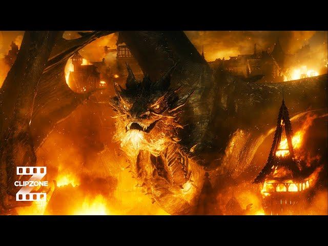 The Hobbit: The Battle Of The Five Armies | Smaug's Final Wrath  | ClipZone: Heroes & Villains