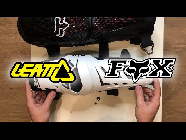 Наколенники Leatt Dual Axis vs Fox Titan Pro D3O. Обзор. Что прочней - штанина или наколенник?