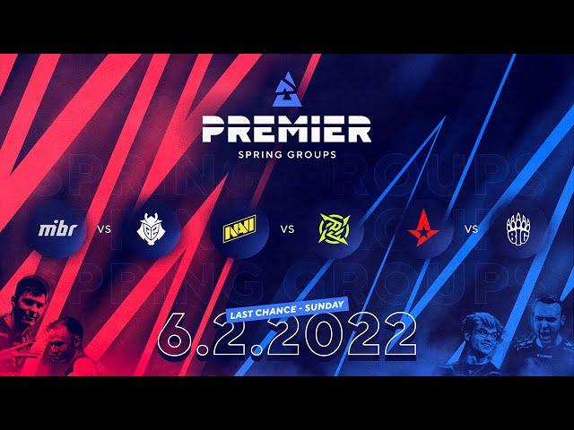 BLAST Premier Spring Groups 2022, Day 7: MIBR vs G2, NAVI vs NIP, and Astralis vs BIG!