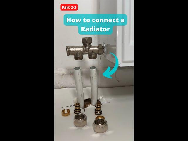 5 tips how connecting a heating radiator #diyplumbing #heatingandplumbing