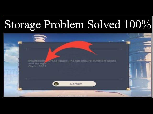 How To solve Genshin Impact Insufficient Storage Space Problem on Android & ios 2023