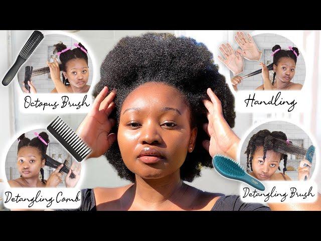 Detangling Natural Hair | Rating Methods to Detangle Dry Matted Hair | Tsholo Phoka