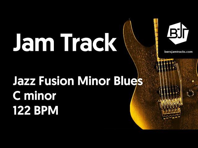 Jazz Fusion Minor Blues Jam Track in C minor "Right Angles" - BJT #58