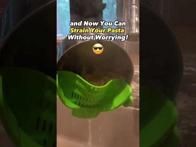 **SUPER USEFUL** Snap N Strain Pot Strainer and Pasta Strainer!