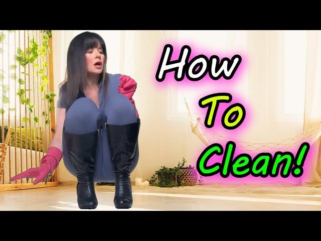 Transparent cleaning: How To Clean The House | Clean With Me | See Through #1