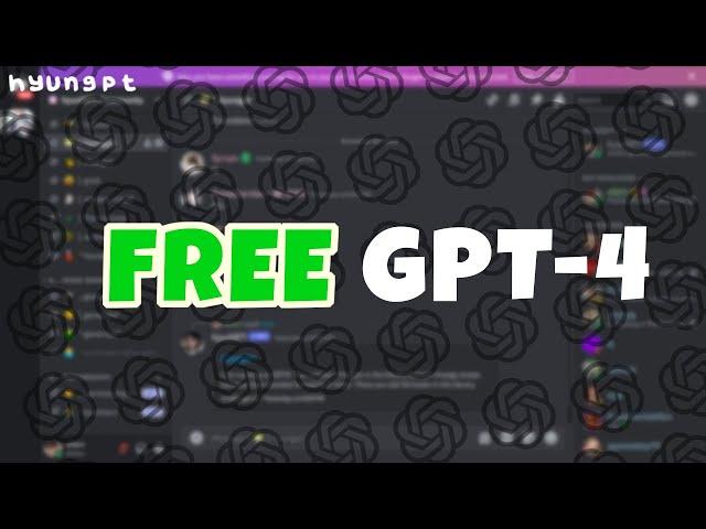 How to Get FREE GPT-4 in 2024 with hyunGPT Discord Bot (Step-by-Step Tutorial)