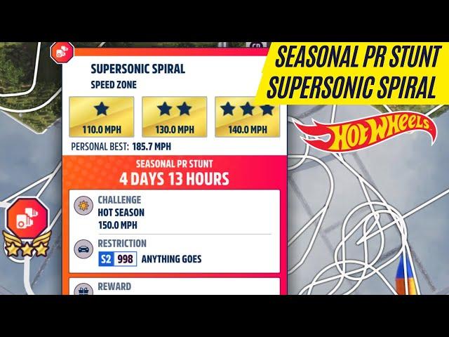 Forza Horizon 5 - Speed Zone: "Supersonic Spriral" - S2 - ANYTHING GOES  HOT WHEELS