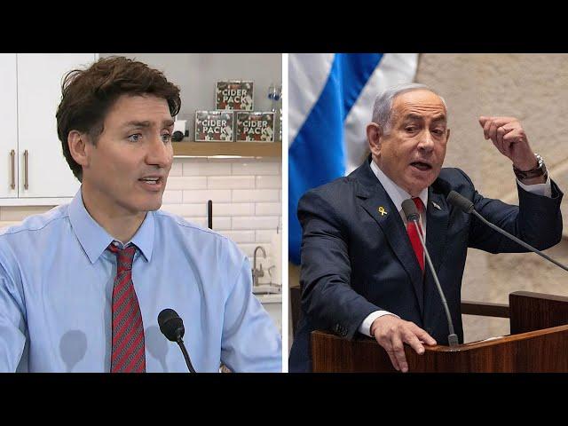 Trudeau: Canada "will abide" by ICC rulings after warrant issued for Israeli PM Netanyahu