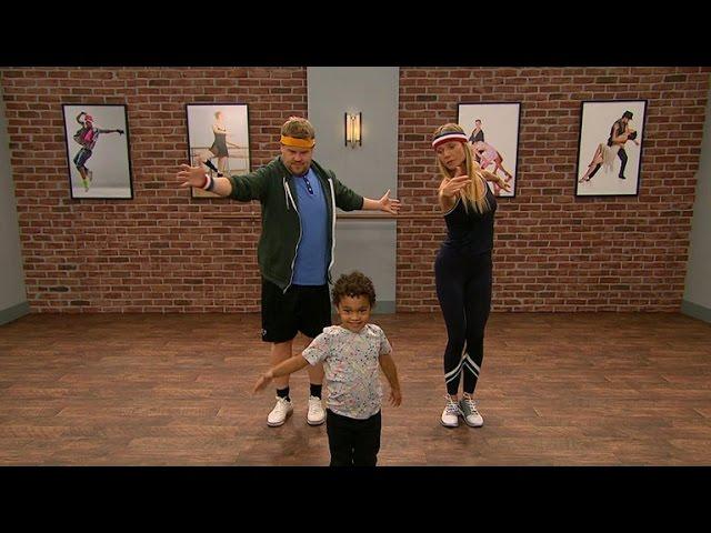 Watch: James Corden and Gwyneth Paltrow take toddler dance class