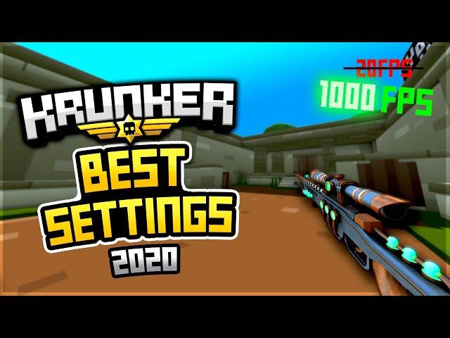 The BEST Krunker.io SETTINGS 2020 (PRO SETTINGS Crosshair and Scope)