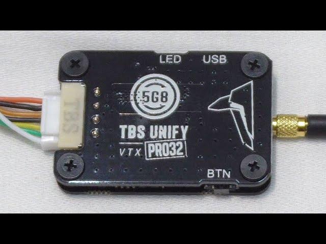 TBS Unify Pro 32HV - Unboxing (5.8GHz video transmitter, 6S power, MMCX connector, Mic, 1000mW+)