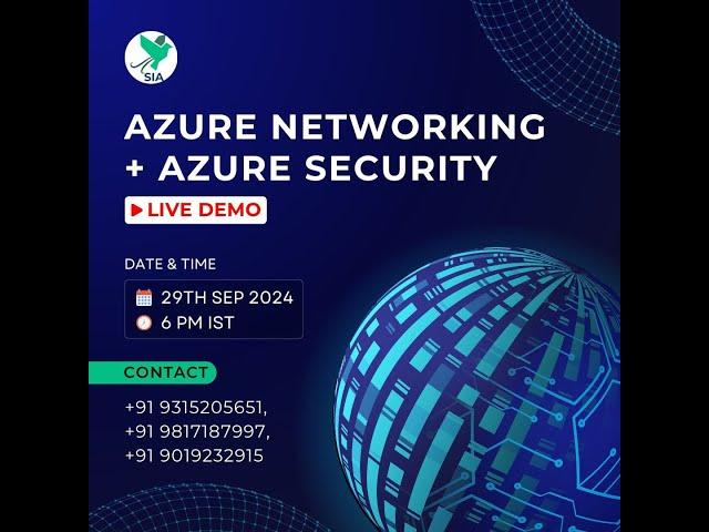 Azure Fundamentals, Azure Networking and Azure Security | AZ-700 | AZ-500 | Demo | By Sumit Sir