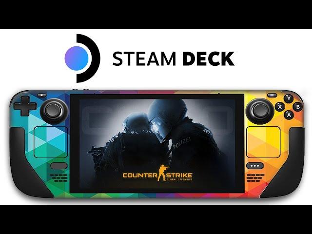 CSGO Steam Deck | Counter Strike Global Offensive | Gyro Trackpad Analog Controls