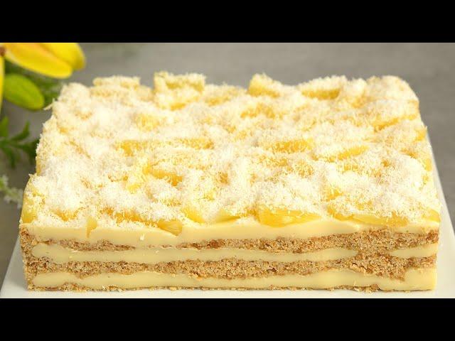 Everyone is looking for this recipe! You will be amazed! Cake in 5 minutes! Best Napoleon cake