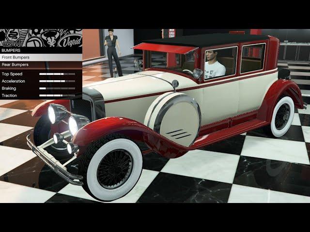 GTA 5 - Past DLC Vehicle Customization - Albany Roosevelt Valor (1928 Cadillac)