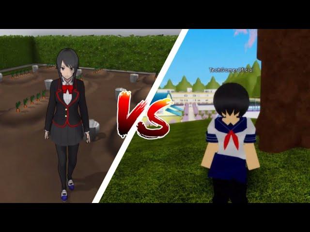 [Part 1] Original game vs Roblox version - Yandere Simulator • SchoolSim Gamer