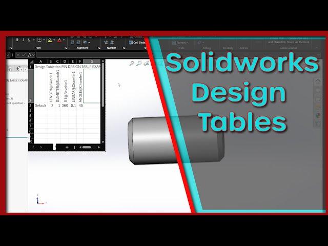 Solidworks Design Tables