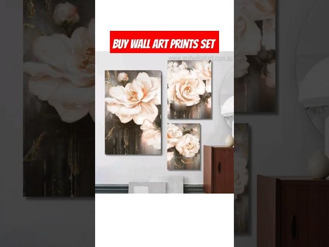 Buy Wall Art Prints Set I Room Decor I Art Prints I mybudgetart.com.au #viral #shorts #shortsvideo