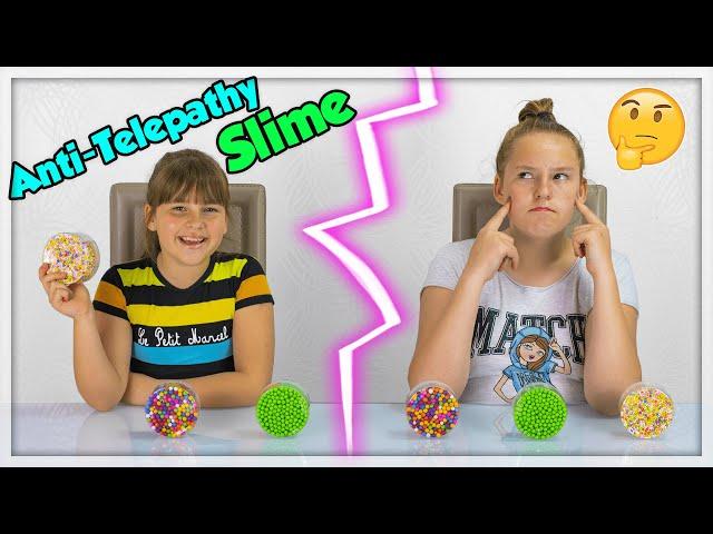 TWIN ANTI-TELEPATHY SLIME CHALLENGE !