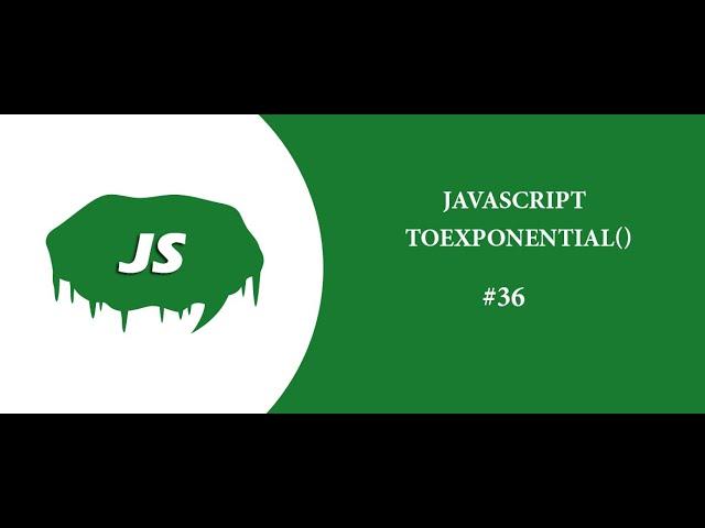 JavaScript toExponential() Method - JavaScript Tutorial