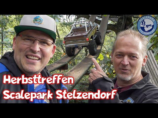 Herbsttreffen im Scalepark Stelzendorf. Wir waren mit 16 RC Crawler am Start.