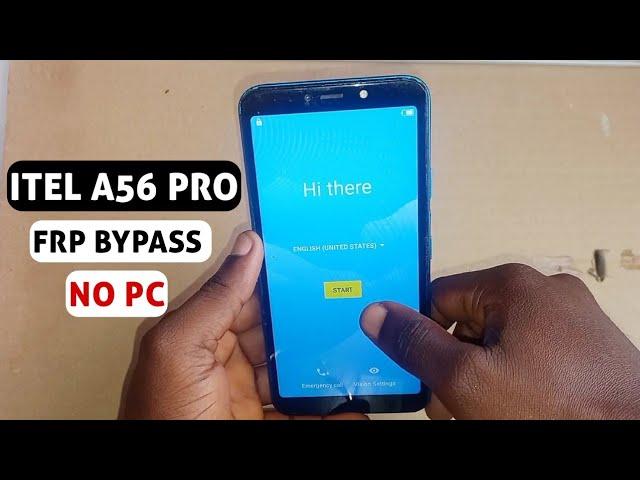 Itel A56 Pro (W6004p) Frp bypass/Google Account Remove || Without Pc