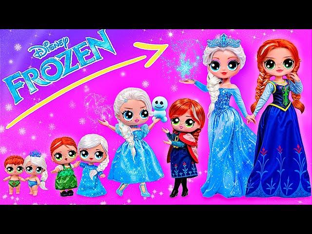 Elsa and Anna Growing Up Together! 32 Frozen DIYs