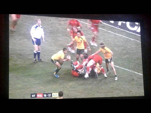 Big hit by george north and richard hibbard!!!