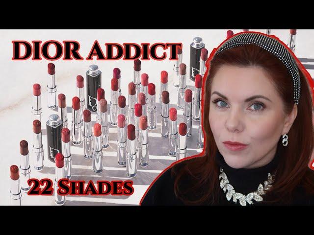 DIOR Addict Lip Shines! | Lip swatches | 22 shades