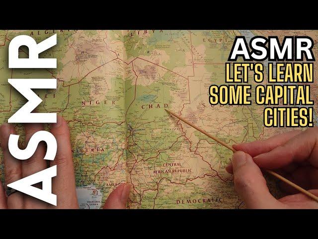 Let's learn some capital cities! [ASMR MAPS]