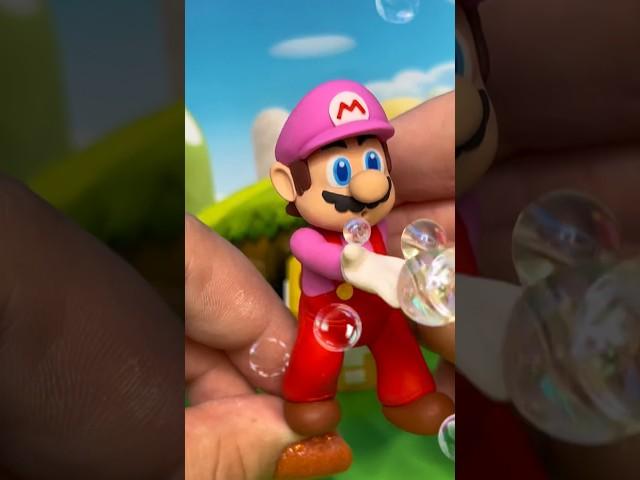 Super Mario Bros. Wonder - Bubble Mario with Clay #supermario #clay