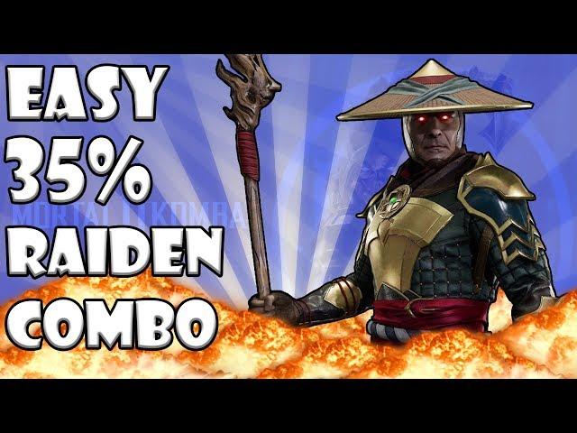 MK11: EASY 35% "RAIDEN COMBO" Tutorial