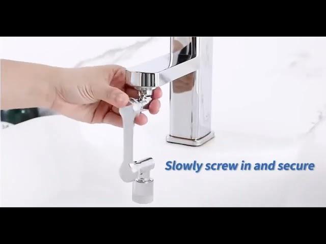 AquaTwist 1080 degree rotational Faucet Extender