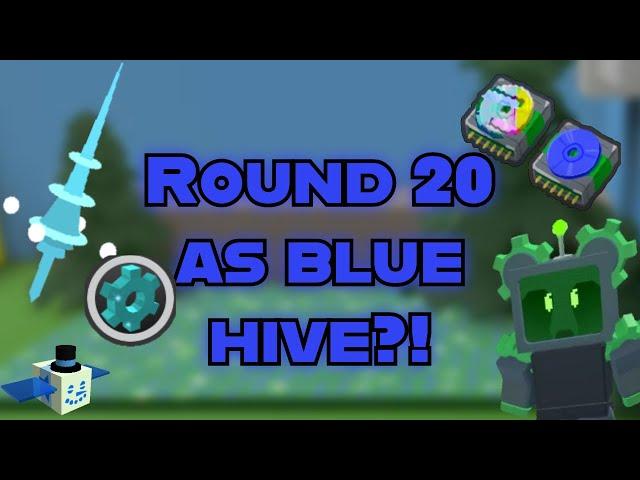 How I got to round 20 of the Robo Bear Challenge as a LEVEL 17 blue hive in Bee Swarm Simulator