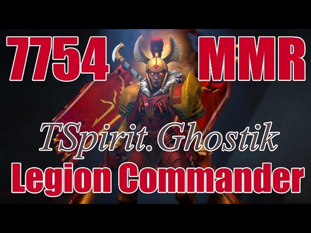 Team Spirit Ghostik 7754 mmr plays Legion Commander
