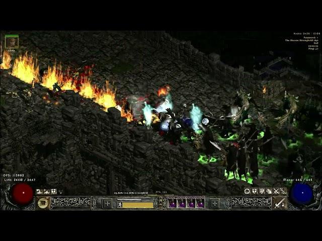 Project Diablo 2: Beta S10, Paladin Sacrifice Elemental, Skovos Stronghold