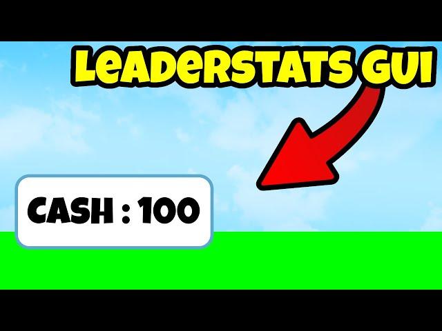 How To Make A Leaderstats Gui In Roblox Studio