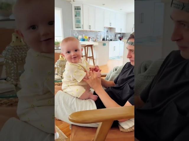 He's been doing this with Dad since a month old! Loves it so much  pop net usa  #popnetusa