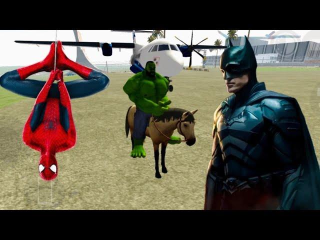 Spider Man Vs Bat Man Cheat Code In Indian Bike Driving 3d New Mythbusters Live