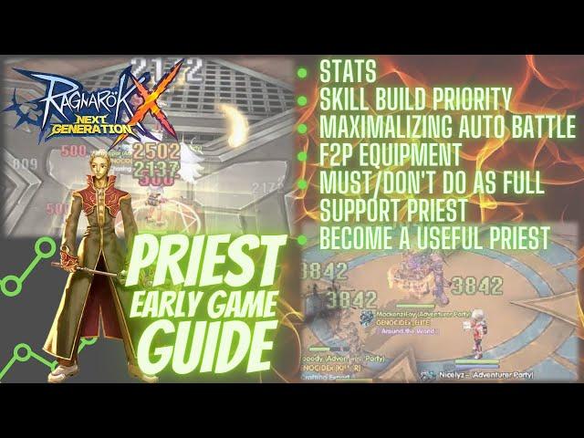 Ragnarok X: Next Generation SEA - Priest Guide, Early Game.