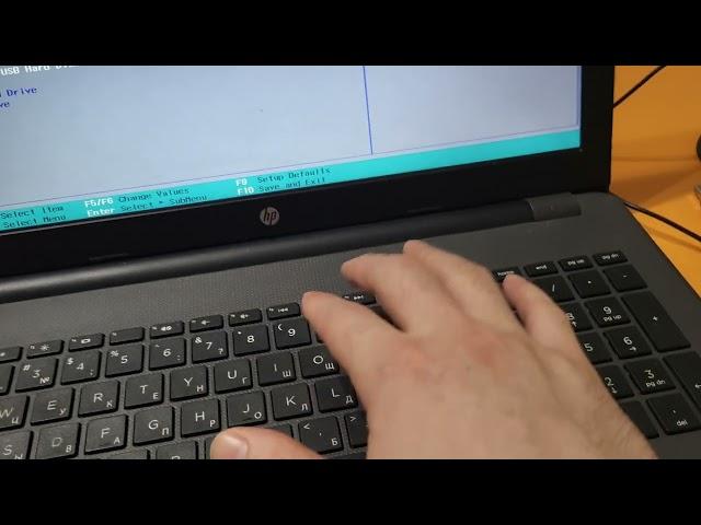 Как установить с флешки Windows на HP ноутбук?!