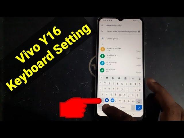 Vivo Y16 Keyboard Setting || Vivo Y16 Keyboard Not Work Solution