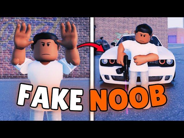 I acted like a NOOB then pulled out GUNS in South Bronx The Trenches Roblox!