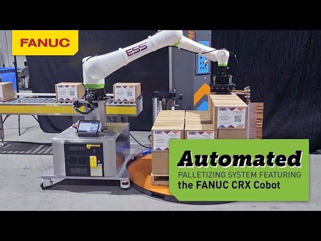 Automated Palletizing with the FANUC CRX cobot