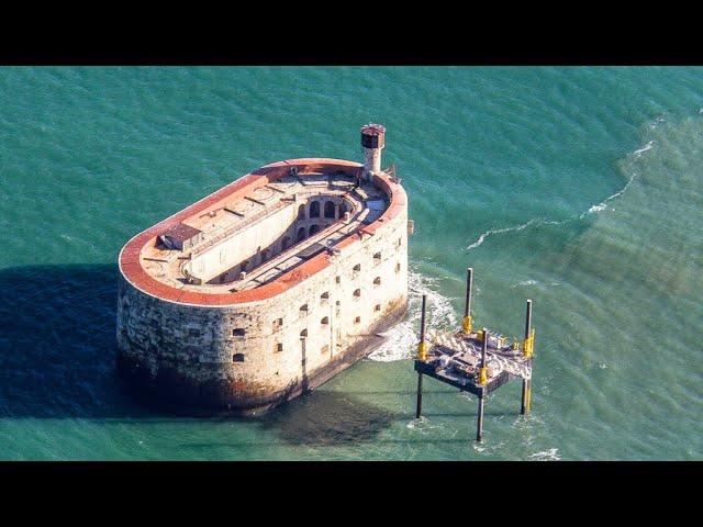 This Bizarre Structure Sitting In The Atlantic Ocean Has An Even Stranger History