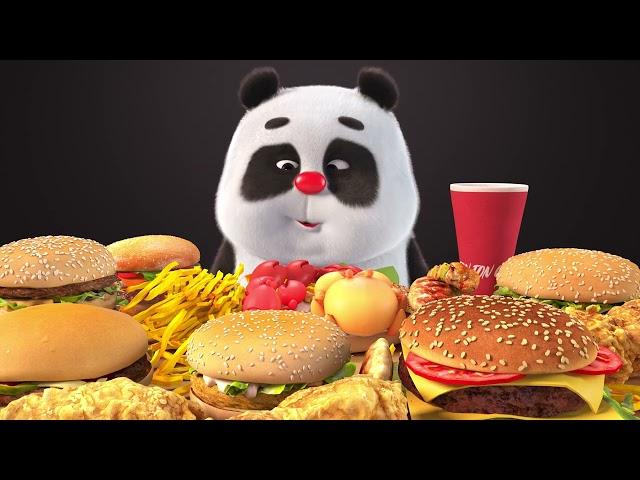 [Bamboo Panda 熊猫班卜️] panda eating ASMR  #shorts #panda #eatingsounds @crabbengbengshrimptiaotiao