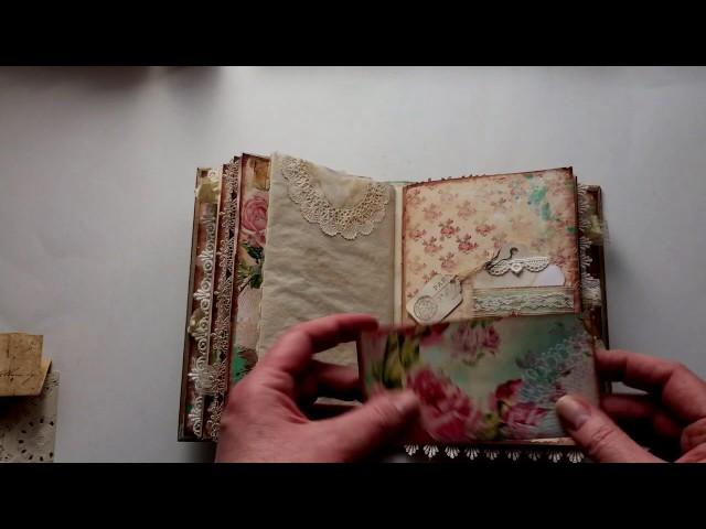 Vintage journal - Guest Design Team project for Nectars Creations