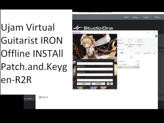 How to offline INSTAll Keygen-R2R Virtual Guitarist Iron