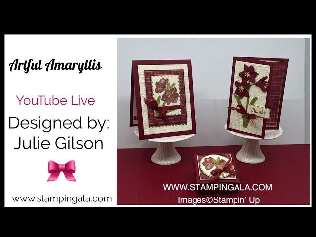 Elegant Amaryllis Cards & Gift Box Set | Easy Stampin' Up Tutorial