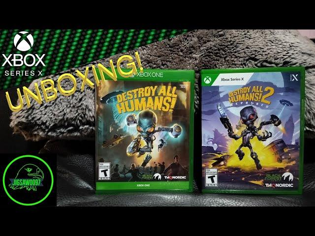 DESTROY ALL HUMANS! 1 & 2 Unboxings - Xbox Series X/S & Xbox One